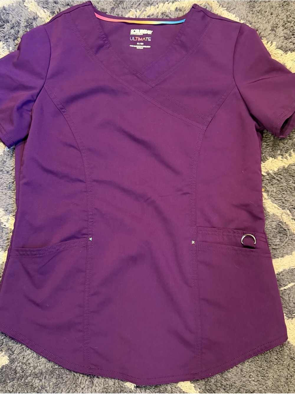 Scrub star ultimate Ultimate Women's Purple XS Scrub Top